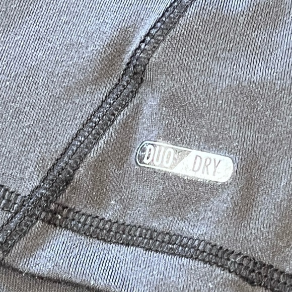 CHAMPION DARK GRAY PULLOVER ACTIVEWEAR/ RUNNING LONG SLEEVE 1/4 ZIP SHIRT #96 - Picture 6 of 6